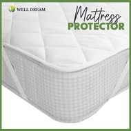 WELL DREAM Washable Mattress Protector: A Layer of Protection &amp; Comfort (Washable)