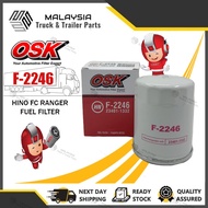 OSK F-2246 FUEL FILTER HINO FG WU300 HO7D HO7C (23401-1332)
