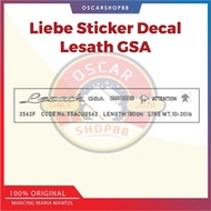 Oscarshop88 Liebe sticker rod decal lesath GSA 8-16lbs (BUY 1 GET 1 FREE)