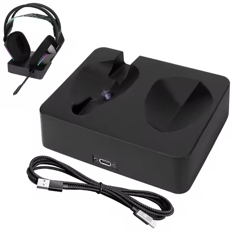 Geekria Headphones Charging Stand for Logitech G733 Lightspeed Wireless Gaming Headset, 3D Printed R