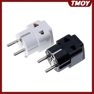TMOY 1 to 2 Splitter Germany France 5mm plug to universal UK/US/EU/AU 2/ 3 pin soet