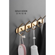 3 Hook  DY-W073-02 Gold Local brand