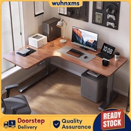 Study Desk L Shape Electric Height Adjustable 180cm Standing Ergonomic Office Table Warranty Compute