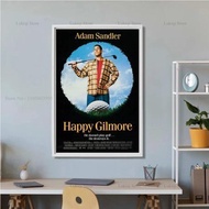 Funny Minimalist Happy Gilmore Golf Movie Canvas Poster, Living Room Home Wall Art Decor