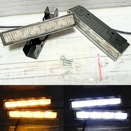 Universal 4 LED Car DRL Lights for Yaris 2014 12 Volt Model Lampu LED Kereta