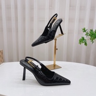 Snakeskin high heels with chopstick heel 10cm
