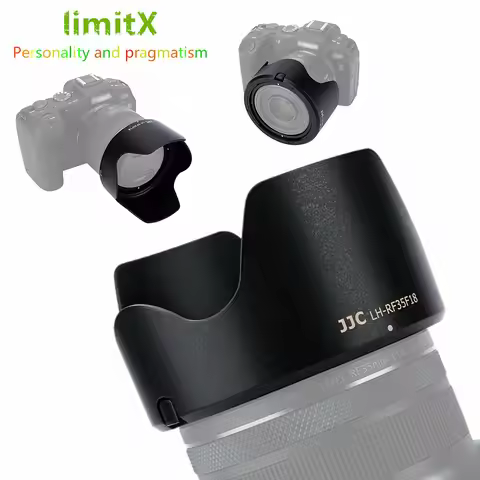 Bayonet Reversible Camera Lens Hood Flower Petal For Canon RF 35mm F1.8 MACRO IS STM Lens on EOS R R