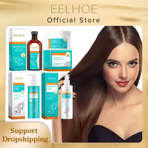 EELHOE Moroccan Argan Oil Keratin Hair Treatment Strengthen Silky and Moisturizing Hair Oil Moroccan