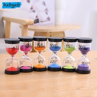 1/5/10/15/20/30 Minute Sandglass Hourglass Sand Egg Timer Clock Timing Gift