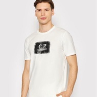 Baju Kaos CP Company Black Box In White Premium Unisex
