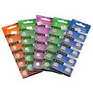 10PCS 1.5V AG0 AG1 AG2 AG3 AG4 AG5 AG6 AG7 AG8 AG9 AG10 AG11 AG12 AG13 LR41 LR44 LR1130 Battery LR S