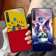NC-34 Godzilla vs Kong Kaca Glass Case For Realme 5 5i 5S 3 3i 6i 7 C65 Narzo 10 10A 20 20A Pro