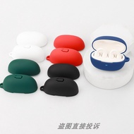 【Fashion】Solid Color Compatible For Baseus AirGo AS01 Soft Silicone Case Earphone Protective Case wi