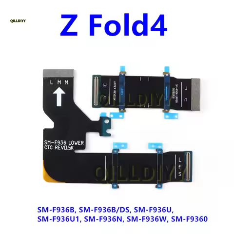 Motherboard Connector LCD Display Cable For Samsung Galaxy Z Fold4 5G F936 SM-F936B F936U Spin Axis 