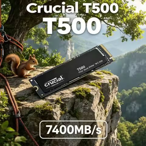 Crucial T500 1TB Gen4 NVMe M.2 SSD Gaming Internal Solid State Drive 7300MB/s for PS5 Laptop PC CT10