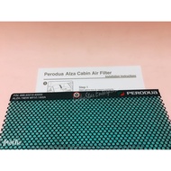 CABIN AIR CON FILTER PERODUA MYVI 2018,LAGI BEST ,ICON,BEZZA,AXIA,ALZA 2016(PART NO: 999-40014-40000