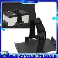 Small Battery Tray Fit 12V-6V / 6AH 7AH 8AH 9AH 12AH 15AH Batteries and More Adjustable Hold-Down St