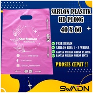 HD PLONG SCREEN PRINTING 40X60 CUSTOM HD PLONG 40X60/ HD PLONG 40X60/ PLASTIC PACKING/ PLASTIC CLOTH
