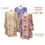 .G'LADYS Printed Floral Blouse (size 42-52) 145505