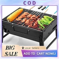 【❗ Ready stock❗ 】 bbq grill ihawan stainless barbeque Portable Steel Barbecue Grill Pits