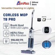 Aeromass Mop Vacuum Cleaner Wet and Dry Vacuum Mop Cordless Cleaner Vacuum Cordless Vacum Vakum T8