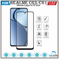 Tempered Glass Realme C61 C63 Anti-Scratch Full Cover Glass