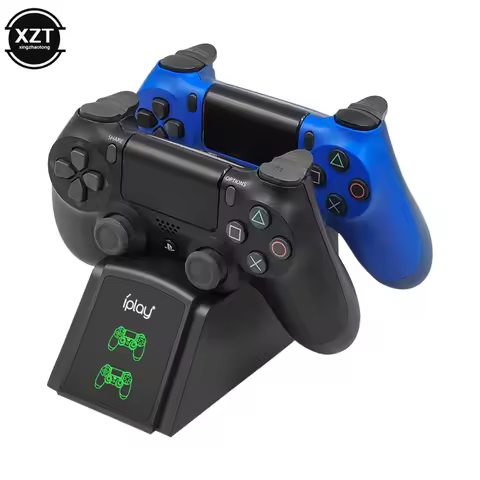Controller Wireless Chargers Dock Station for Sony Play Station 4/PS4 Slim/PS4 Pro Dual USB Charging
