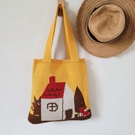 2色 小紅帽與大野狼午後捉迷藏 針織包手提袋 禮物