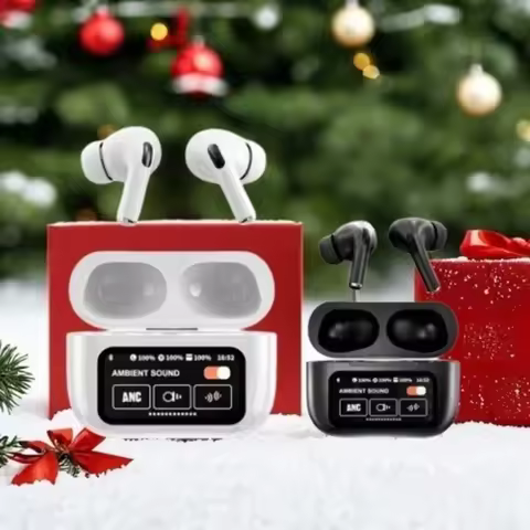 A9 PRO Tws Bluetooth Earbuds Transparent with LED Digital Display Wireless In-Ear Earphone for Xiaom