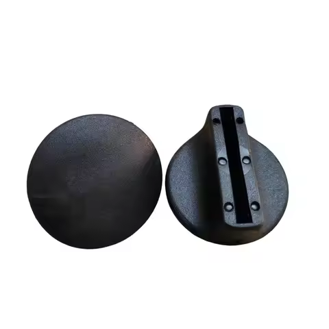 U-BEST 2-Pack Chair Plastic Leg Covers for LC4 Chaise Lounge Designer Furniture Black Protective Dus