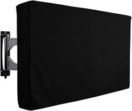 Outdoor TV Cover Mayhour Heavy duty Waterproof TV Cover Box Black with Bottom Seal Heat Resistant We