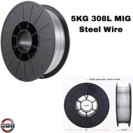 GAS MIG Wire Stainless Steel Coil 0.8MM X 5KG SUITABLE FOR ALL MIG MODEL - (ER308 LSI)