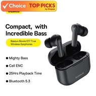 Baseus Bowie E17 True Wireless Bluetooth Dual-Mic ENC Punchy Bass Earphones with 25h Long Battery