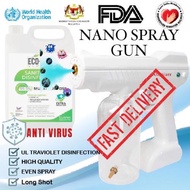 NANO ATOMIZER SPRAY GUN 800ML RECHARGEABLE READYSTOCK