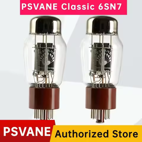 PSVANE Classic Tube 6SN7 Dual-Beam-Electron-Counting Grid Amplifier Tube for Hi-Fi Audio Equipment