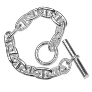 愛馬仕 Chaine d'Ancre TGM 13鏈節手鍊，925純銀，約121.5克，女士款。 [二手]