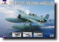 A Model AM72210 1/72 Grumman F4F-3S Wildcat Seaplane Plastic Model