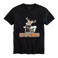 T-Shirt Bucks Watertown Men Unisex Black Tshirt