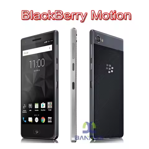 BlackBerry Motion 4G LTE Mobile Cell Phone 5.5'' 12MP Camera 4GB RAM 32GB ROM Android OS CellPhone O