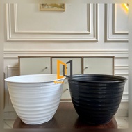 Wasp Pot 40 White Jar/ Thread Motif Pot 40/ Two Beetle Pot 40 cm Se INDONESIA Pasu Bunga Pasu Pasu B