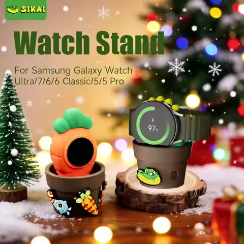 Silicone Charger Stand For Apple Watch series 9 8 7 6 5 4 3 2 SE Charging Dock Holder for iWatch App