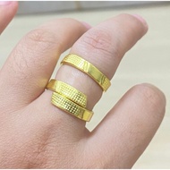Flexible brass ring, flexible duet metal ring