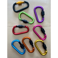 Carabine D-type  bold 8cm aluminum  alloy  outdoor sprius hock