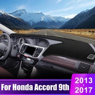 For Honda Accord 9th 2013 2014 2015 2016 2017 Accord 9 Car Dashboard Cover Instrument Desk Sun Shade