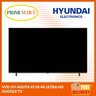 VVD HY-J43UT8 43 IN 4K ULTRA HD GOOGLE TV