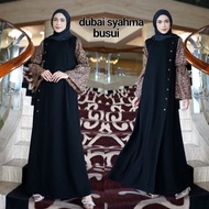 Abaya Dubai/ Dubai syahma black abaya/ couple abaya jumbo/