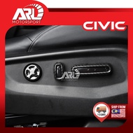 Honda Civic FE FL 11th Seat Control Carbon Cover For Civic (2022-2025) ARL Motorsport Car Accessorie