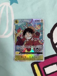 One piece card 海賊王 卡 op07-109 sr 路飛 luffy error 錯版 sec 異圖 異畫 全圖 靚仔