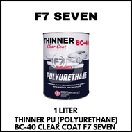 THINNER PU F7 Clear Coat BC 40 - Pengencer Cat 1Liter/ kaleng