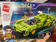 啟蒙14021毒藥VNO-12我的城市跑車賽車兼容樂高拼插積木拼裝戈登